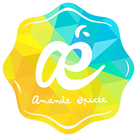 Amande Epicée logo - rédacteur web et print Lyon