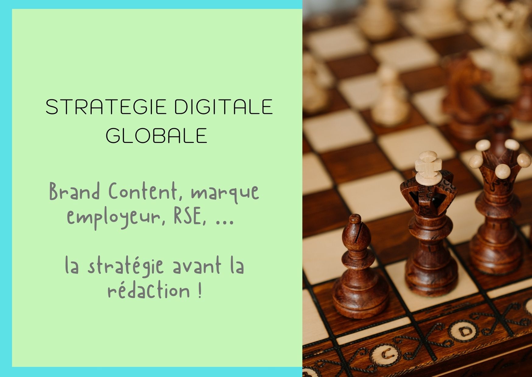 Stratégie digitale globale et rédaction de contenus