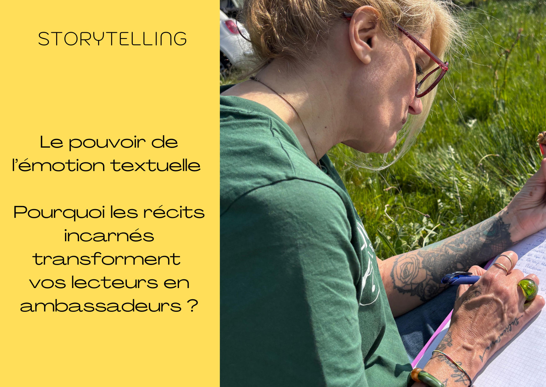 Pourquoi les récits incarnés transforment vos lecteurs en ambassadeurs?-amande-epicee-rédactrice-stroytelling-Lyon